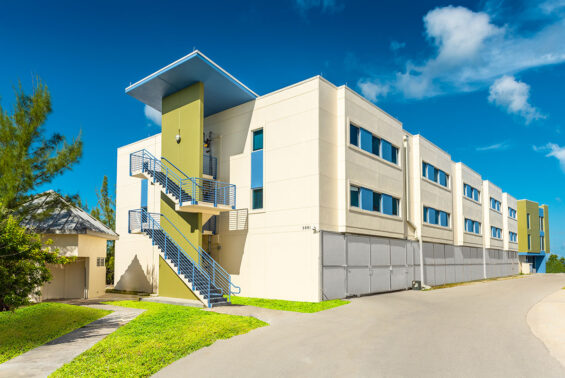 Apartment building exterior